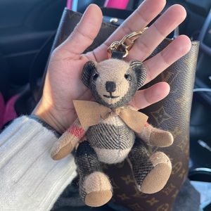 AUTHENTIC burberry teddy bear keychain.